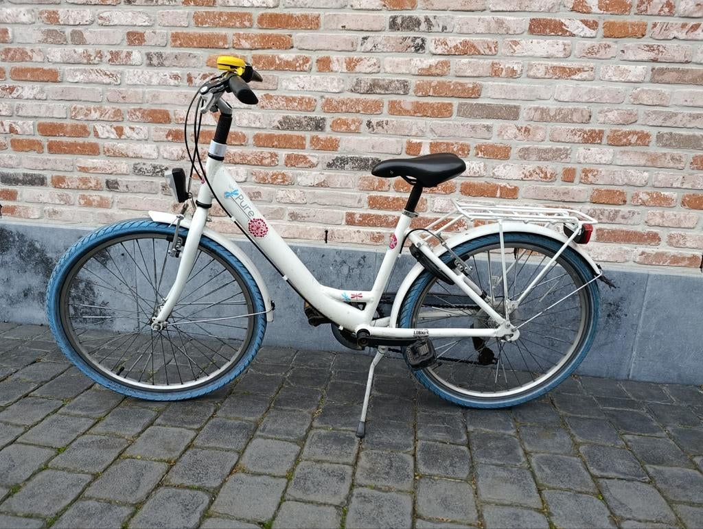 Kinderfiets meisje 24 inch ( 8 tot 11 jaar), Fietsen en Brommers, Ophalen, Velgrem, Versnellingen, Pure
