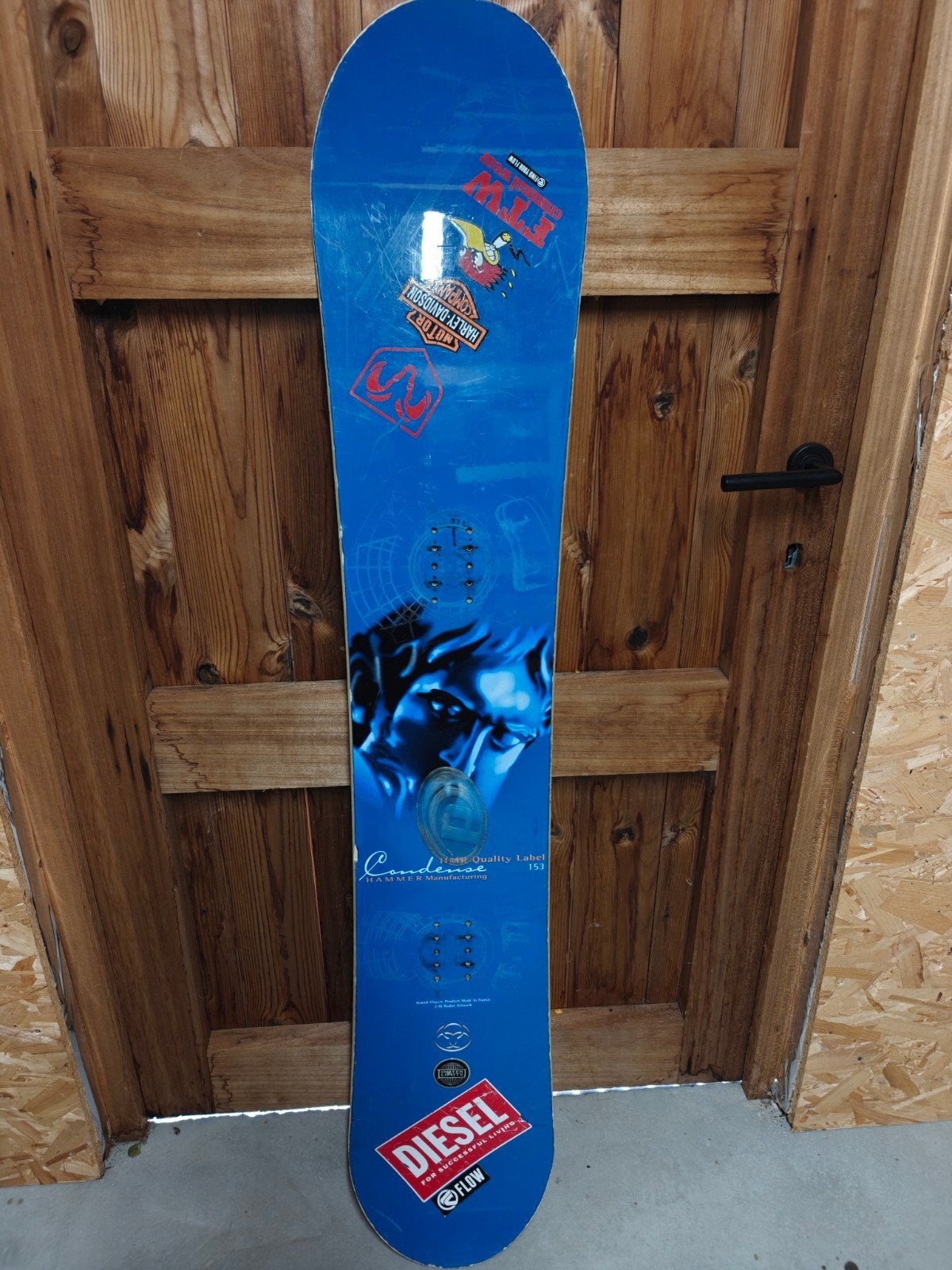 snowboard hammer 153, Sports & Fitness, Enlèvement, Utilisé, Planche