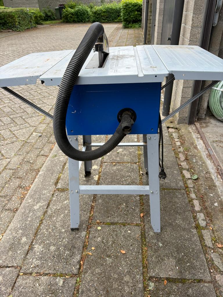 Zaagtafel Powerplus  1500W - 4700 tr/min 230V bj 2014, Doe-het-zelf en Bouw, Gereedschap | Zaagmachines, Ophalen, Zo goed als nieuw