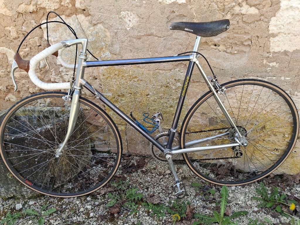 vélo de vélo rétro très léger LEVEE taille 56, 10 à 15 vitesses, Frein sur jante, Enlèvement, 53 à 57 cm
