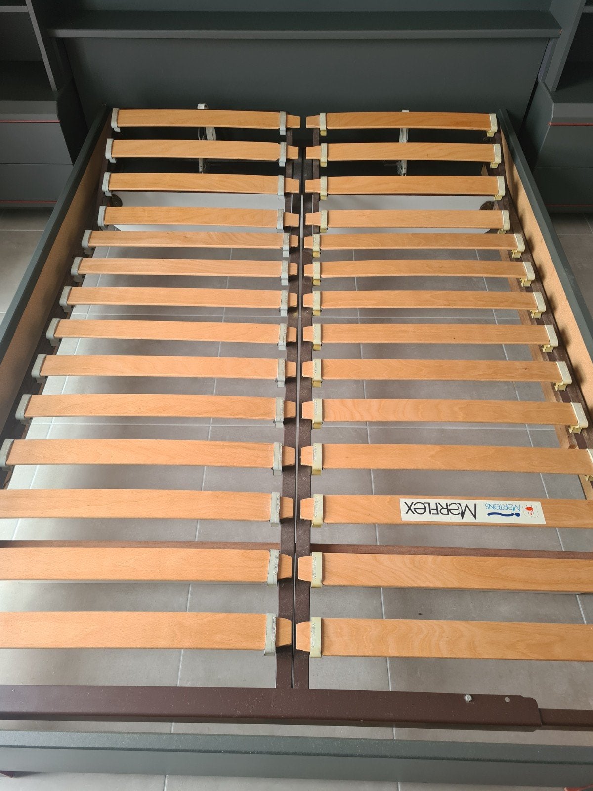 tweepersoons lattenbodem, Huis en Inrichting, Ophalen, Gebruikt, Tweepersoons, 140 cm