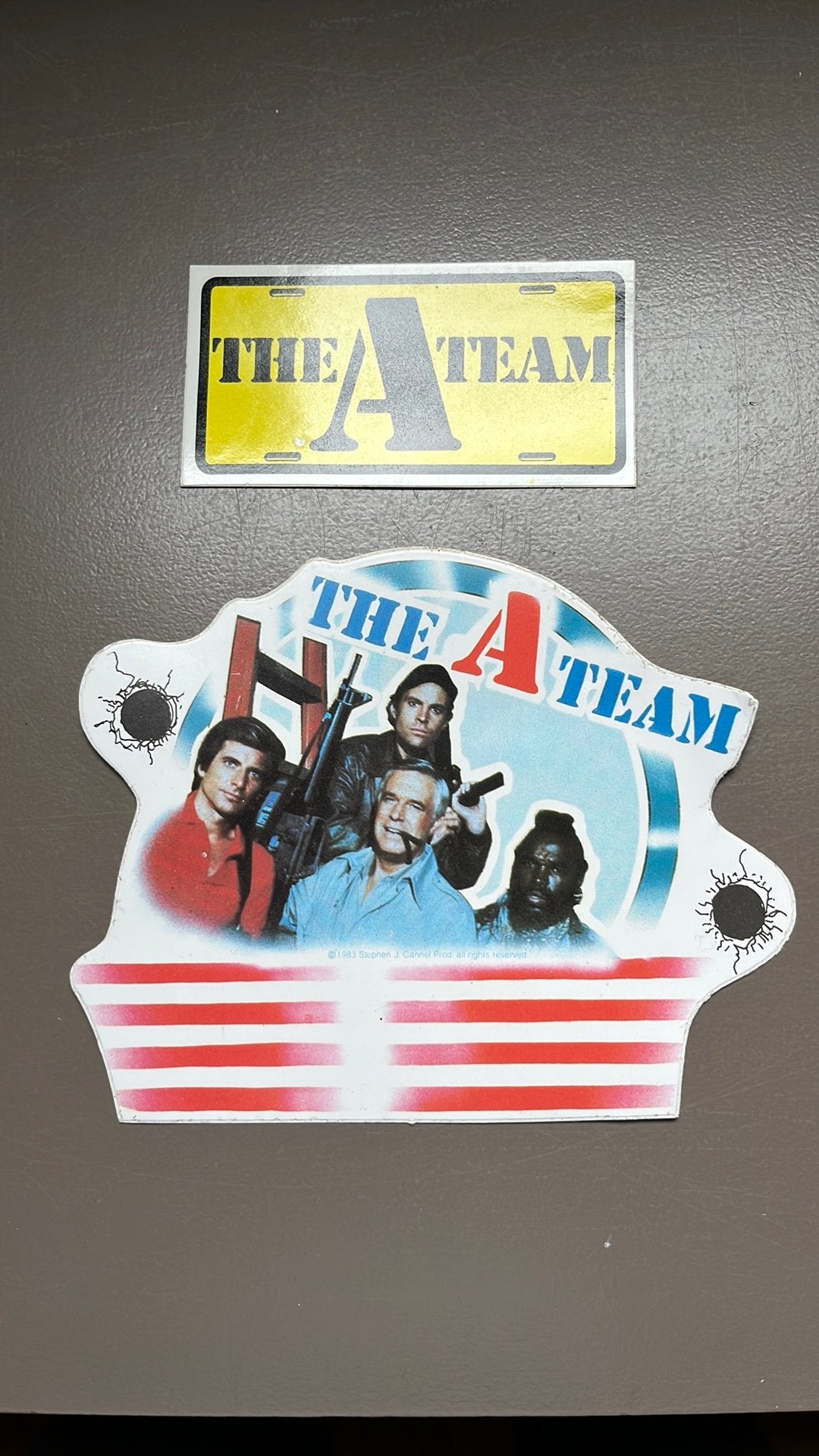 Stickers The A Team, Ophalen of Verzenden, Zo goed als nieuw, Tv