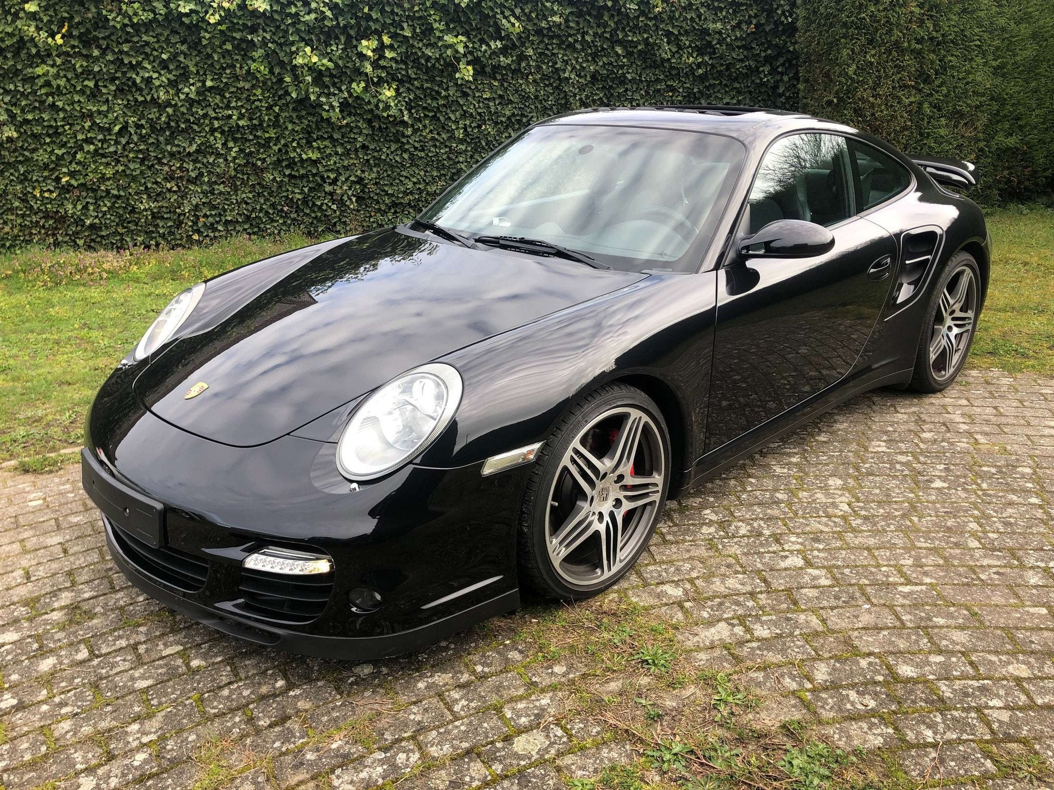 Porsche 911 997 Turbo 480 pk, schuifdakBose Surround, Bi-Xen, Gebruikt, Zwart, Leder, Bedrijf