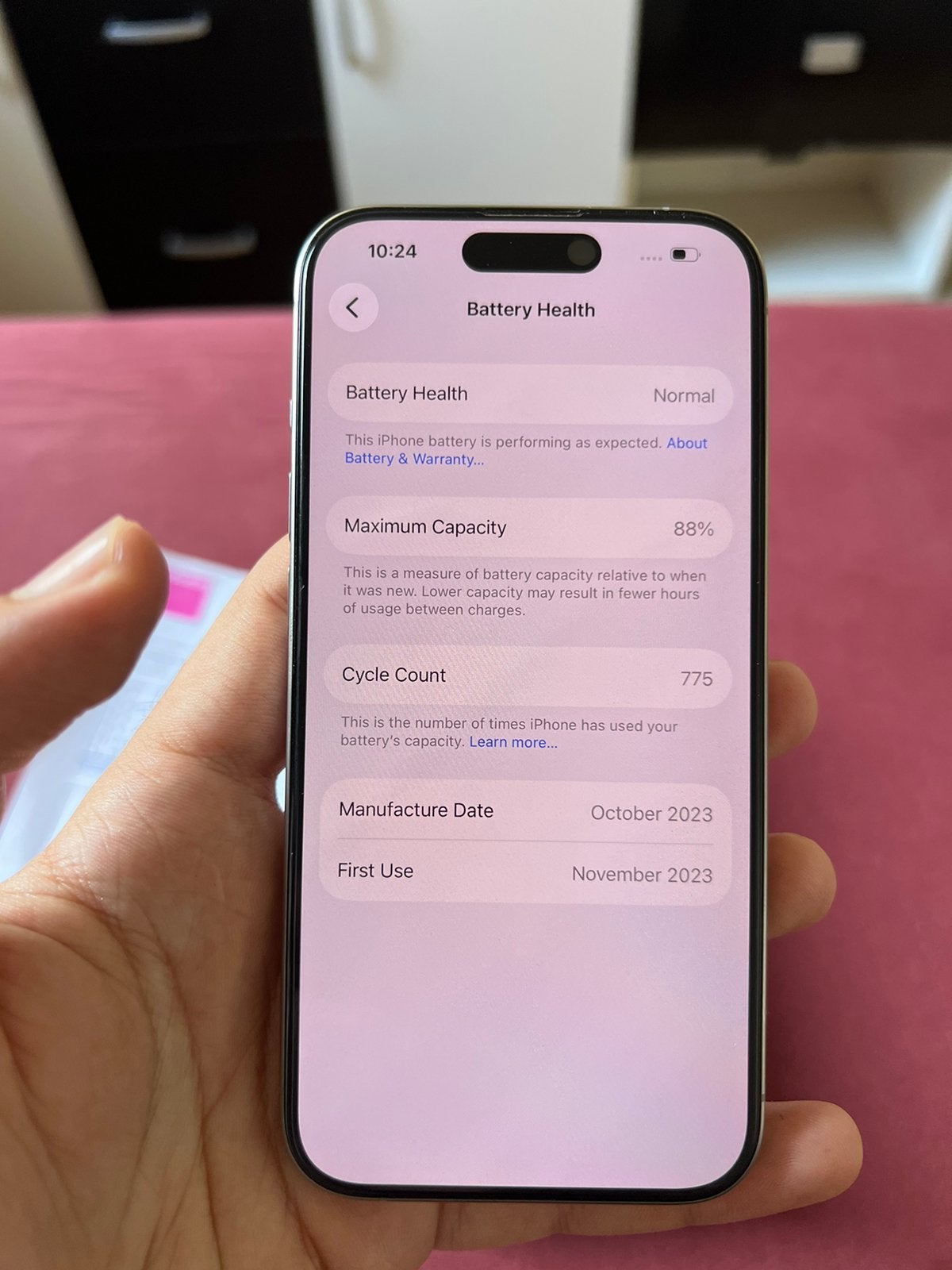 Iphone 15 pro, Télécoms, Téléphonie mobile | Apple iPhone, Avec simlock (verrouillage SIM), 128 GB, Enlèvement ou Envoi, 88 %
