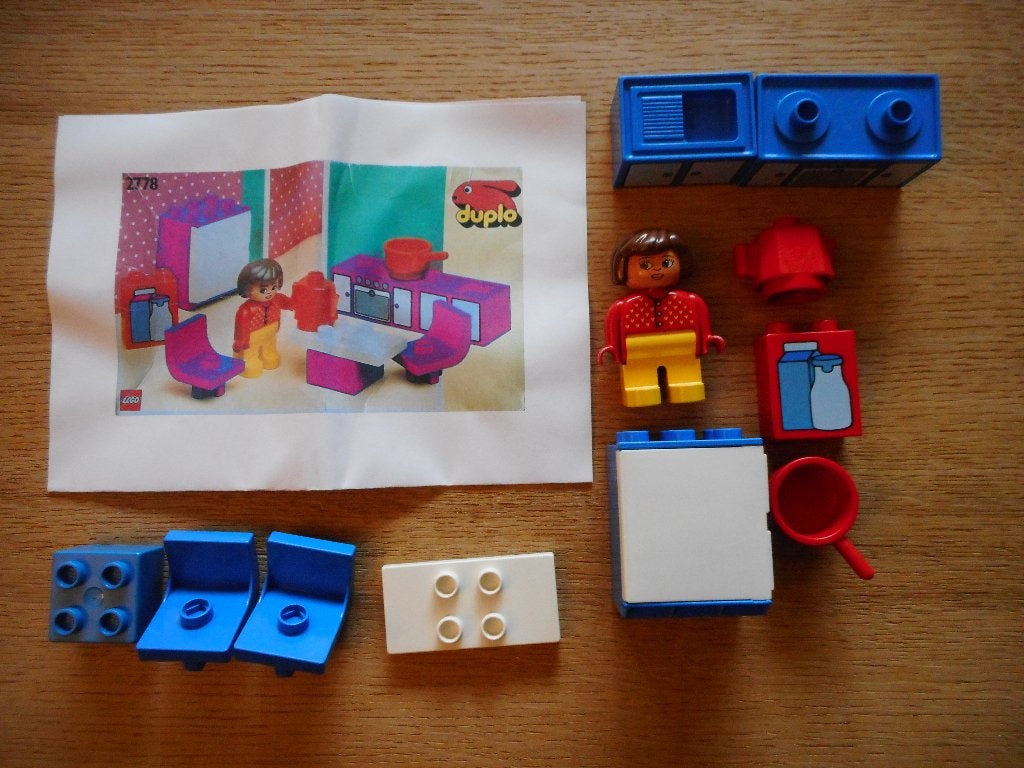 Lego Duplo 2778 - Keuken, Ophalen of Verzenden, Gebruikt, Complete set, Duplo