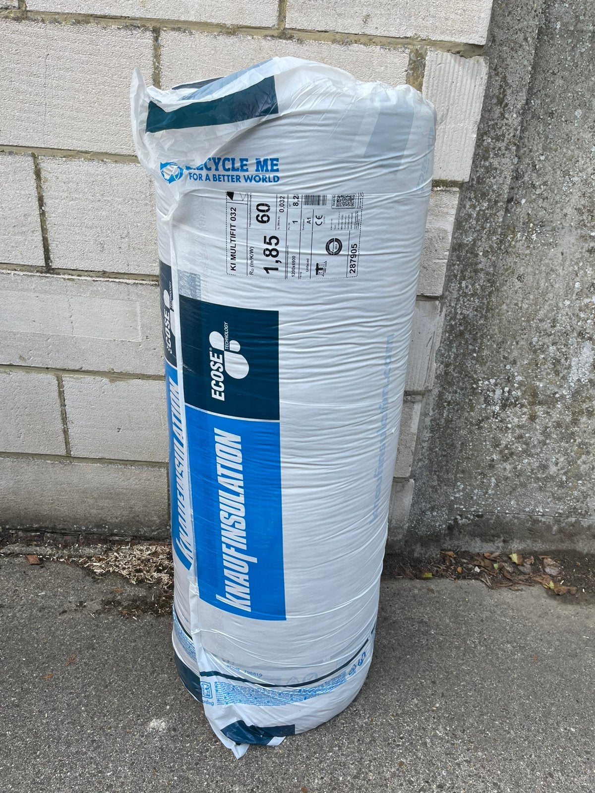 Laine de verre Knauf Multifit 032 60 mm - 8,28 m² - NEUVE, Bricolage & Construction, Neuf, Laine de verre, 8 à 12 cm, Enlèvement