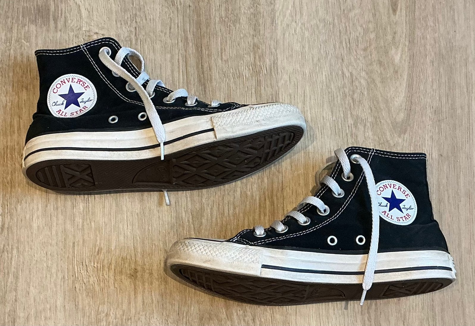 Converse All Stars, Ophalen of Verzenden, Zo goed als nieuw, Zwart, Sneakers
