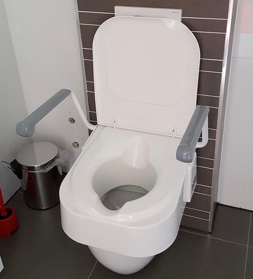 Toiletverhoger met opklapbare armsteunen., Ophalen, Nieuw