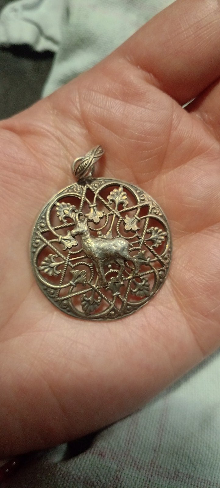 pendentif en forme de cerf vintage, Enlèvement ou Envoi
