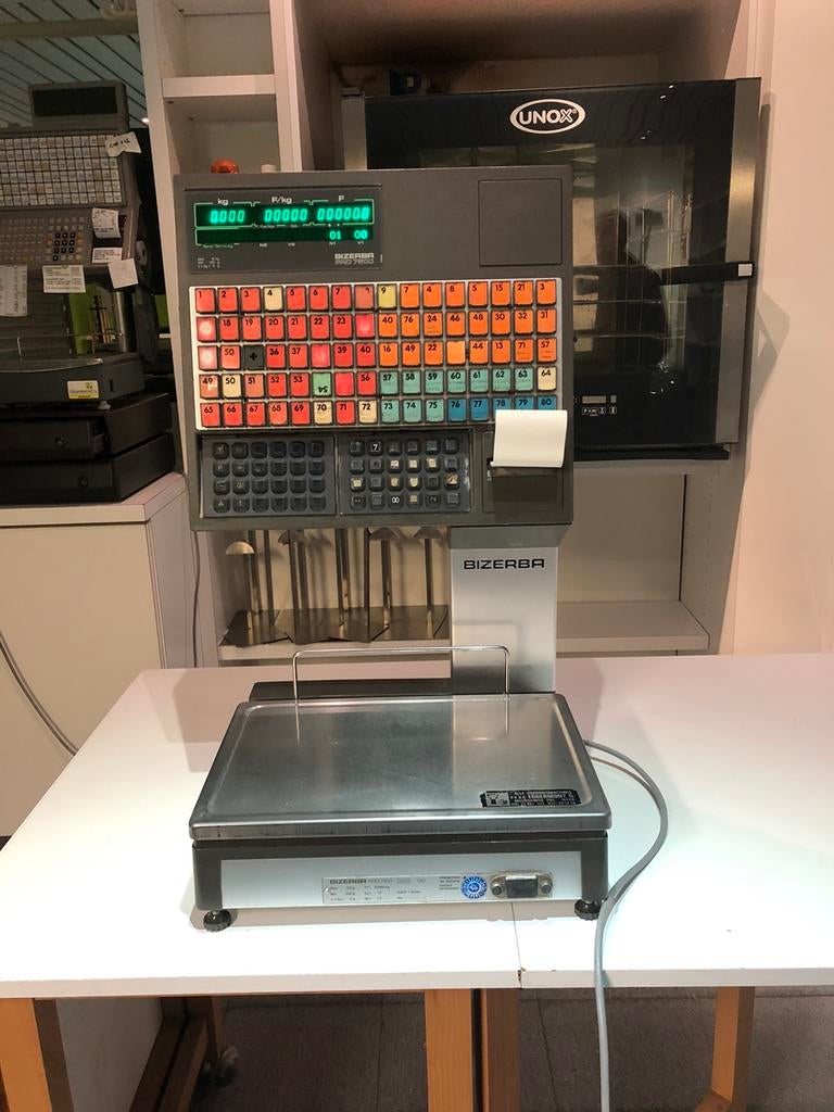 Bizerba pro 7000 weegschaal, Ophalen, Gebruikt, Winkelweegschaal, 1 tot 500 gram