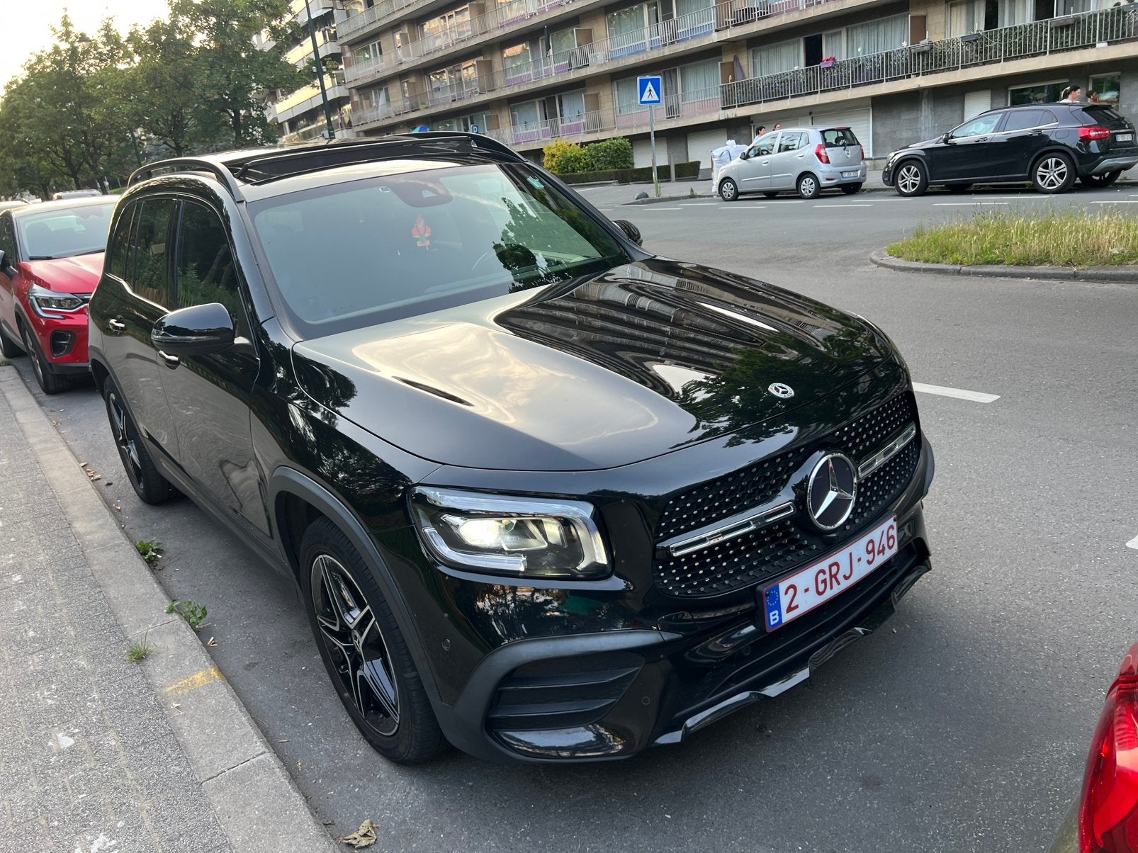 Mercedes glb 180d pack amg diesel 114000 01/2021, Cuir et Alcantara, Achat, Euro 6, 7 places