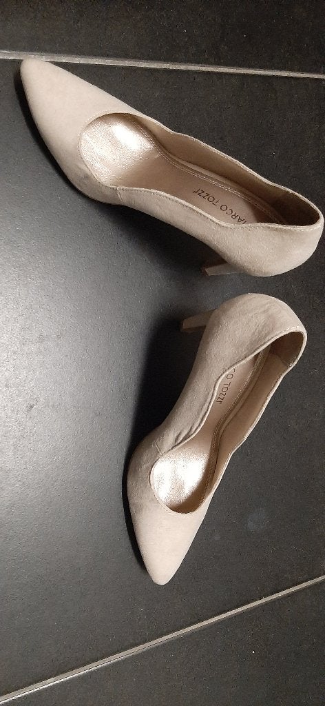 Pumps, Beige, Comme neuf, Enlèvement, Marco Tozzi