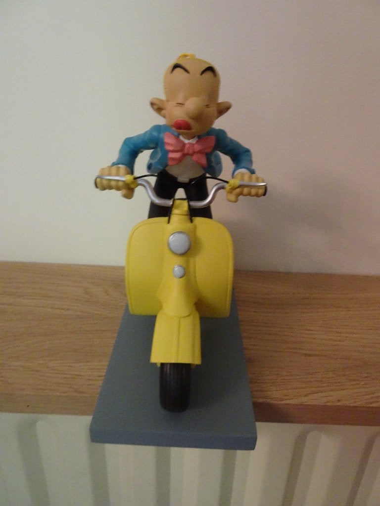 Figurine Leblon Delienne - Fantasio en scooter - Spirou, Enlèvement ou Envoi, Neuf, Autres types