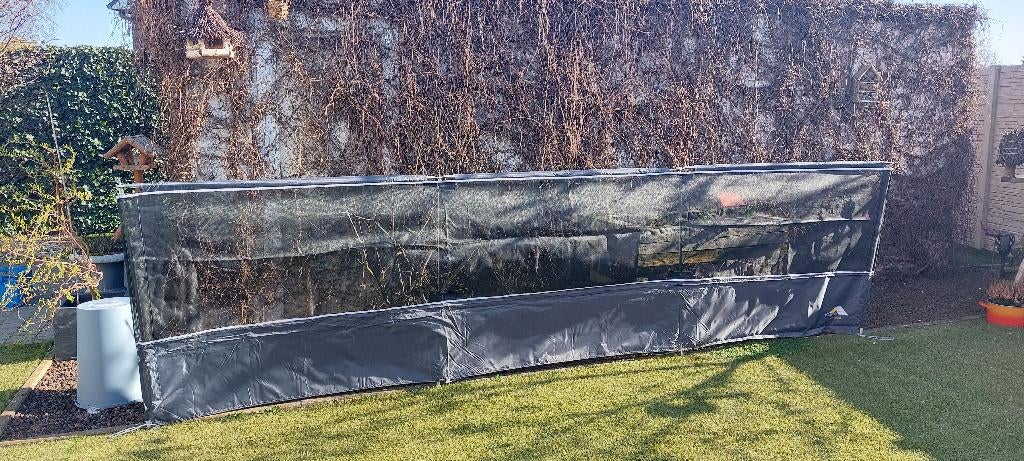 windscherm tuin / camping 3stuks samen 12.5 meter, Ophalen, Zo goed als nieuw