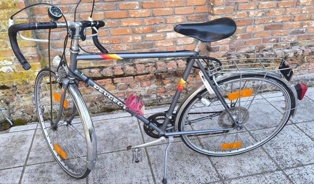 Retro koersfiets Peugeot, Ophalen