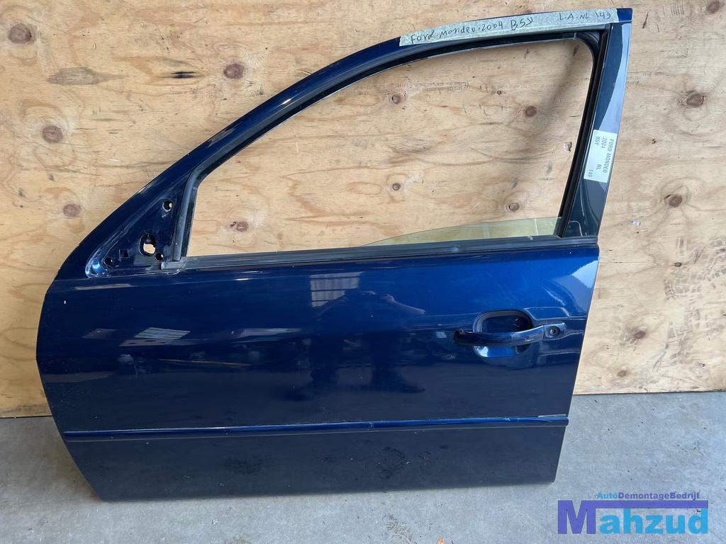 FORD MONDEO 3 Blauw E2 Links voor deur portier 2000-2007, Auto-onderdelen, Carrosserie, Deur, Ford, Voor, Links, Gebruikt