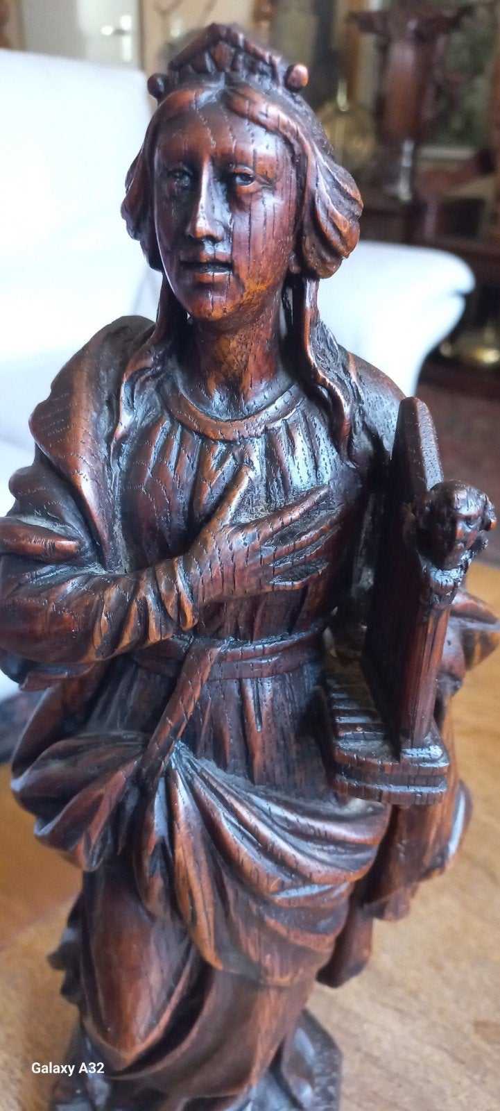 Chêne Sainte Cécile du XVIIIe siècle., Antiquités & Art, Enlèvement