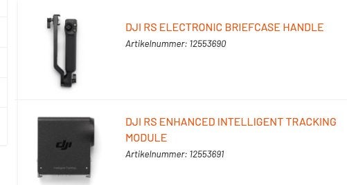DJI RS 5:  Handle + intelligent tracking module, Audio, Tv en Foto, Fotografie | Statieven en Balhoofden, Ophalen, Nieuw, DJI