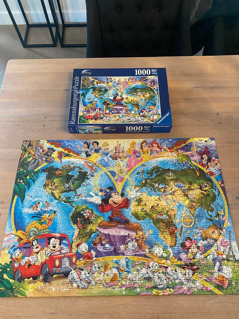 Casse-tête Disney, Hobby & Loisirs créatifs, Enlèvement ou Envoi, 500 à 1500 pièces, Utilisé, Puzzle