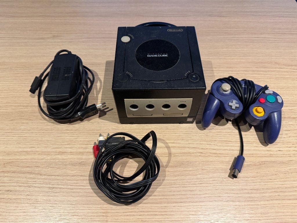Gamecube, Ophalen, Gebruikt, Zwart, Met 1 controller
