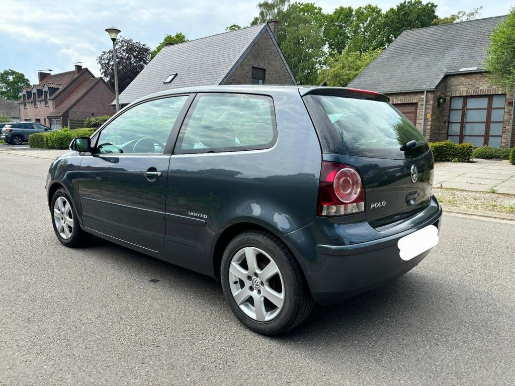 VW Polo United 1.2 benzine /105000km /Airco /Blanco Gekeurd, Voorwielaandrijving, Stof, 1199 cc, Grijs