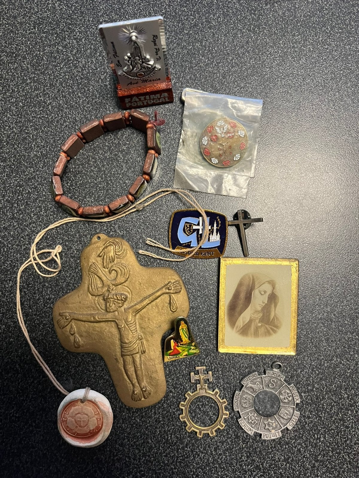 Lot religieuze spullen, Antiek en Kunst, Ophalen of Verzenden