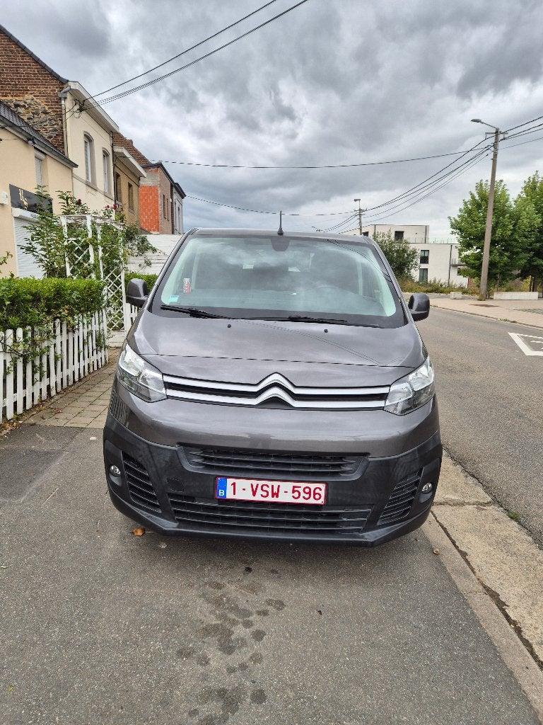 Citroën jumpy double cabine, Autos, 90 kW, Argent ou Gris, Citroën, Noir