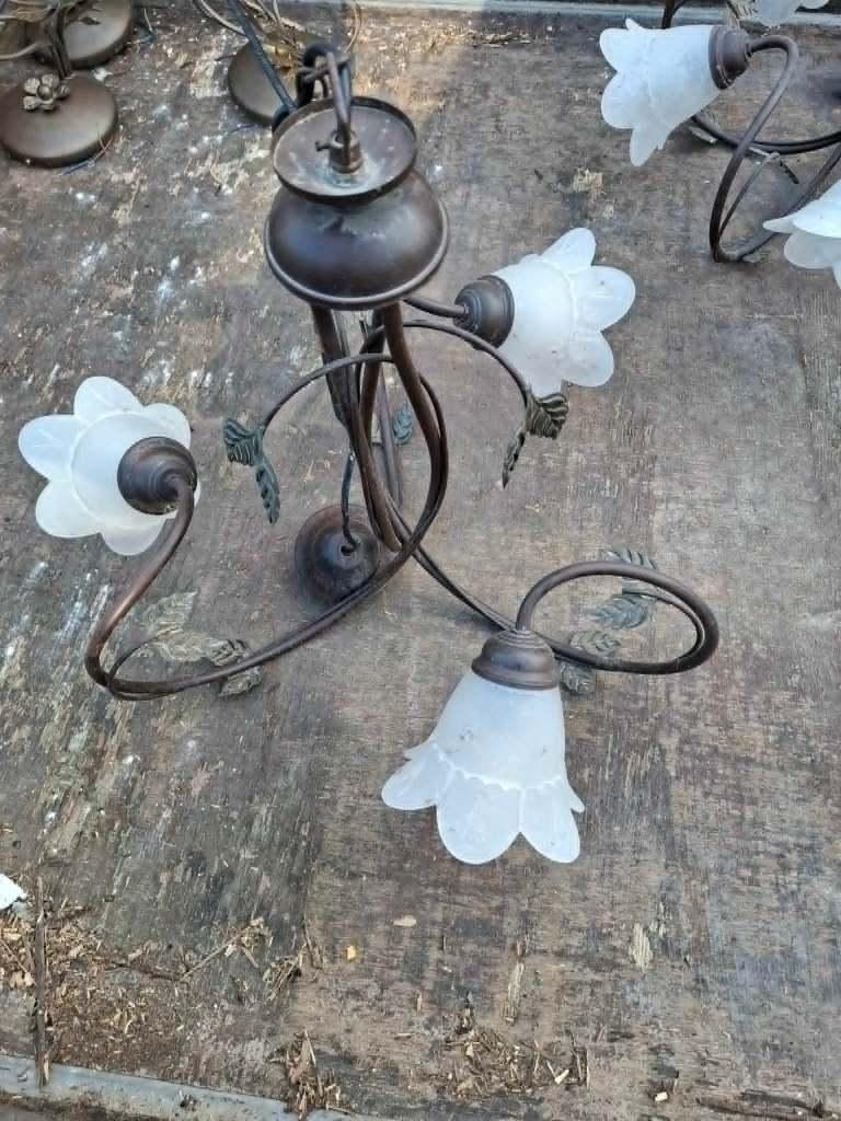 lusters, Huis en Inrichting, Lampen | Kroonluchters, Ophalen, Gebruikt, Glas