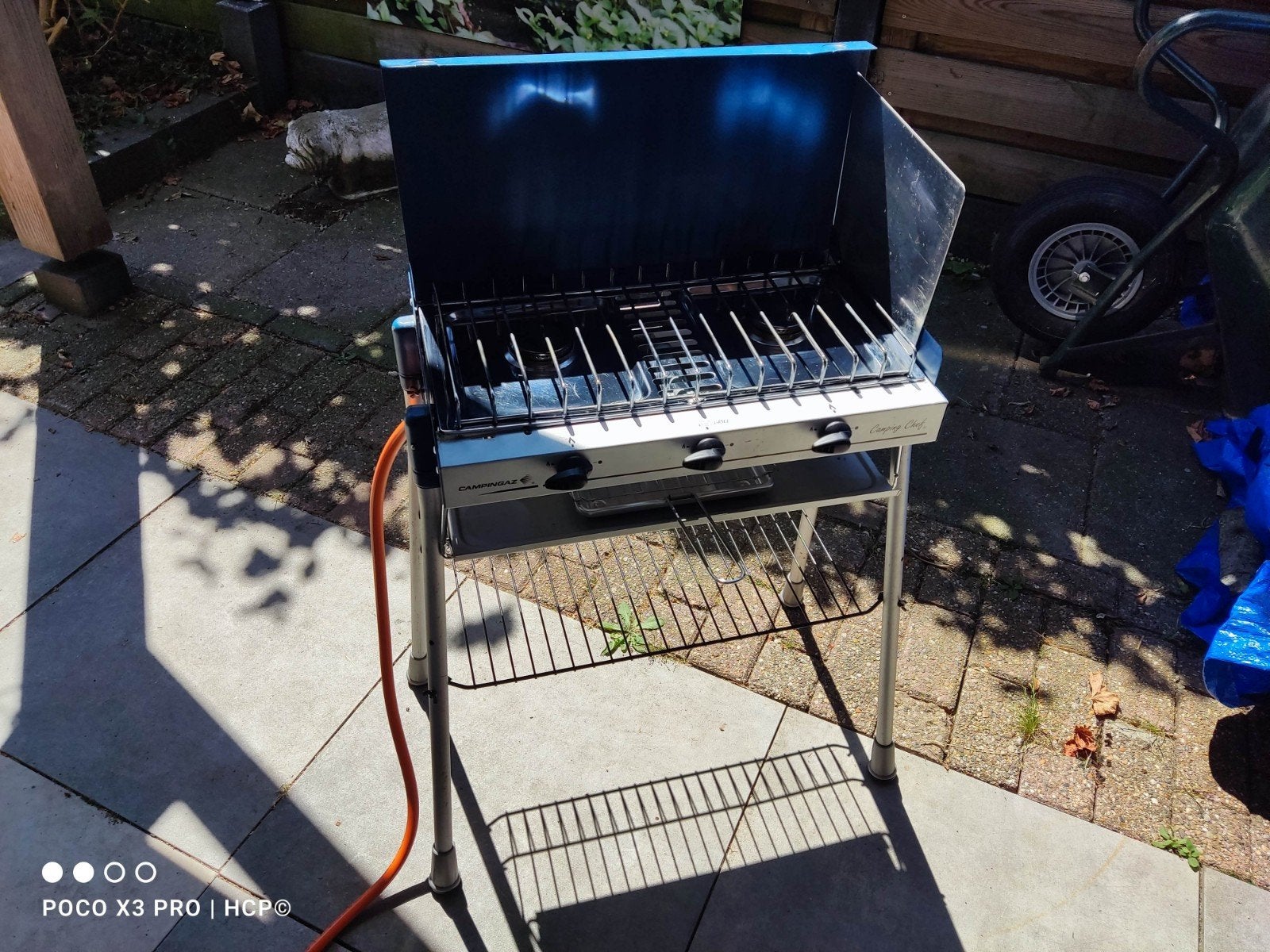 campinggaz master chef de luxe met Grill functie, Caravans en Kamperen, Kampeeraccessoires, Zo goed als nieuw, Ophalen