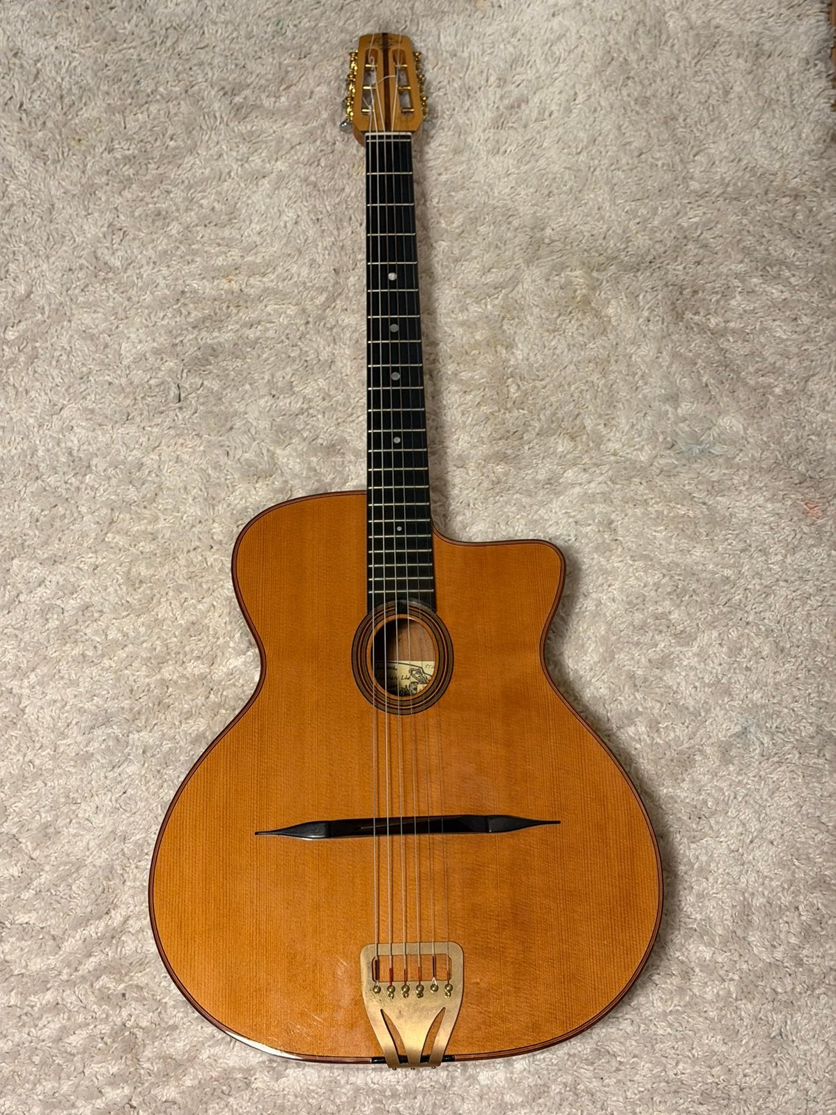 Jazz manouche Guitare JWC selmer replica, Enlèvement, Comme neuf