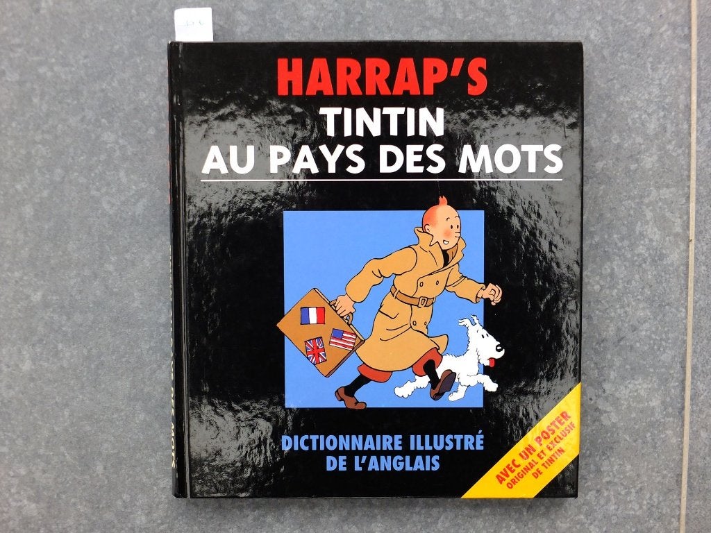 Harrap's Tintin au pays des mots : dictionnaire de l'anglais, Enlèvement ou Envoi, Tintin, Comme neuf, Livre ou Jeu