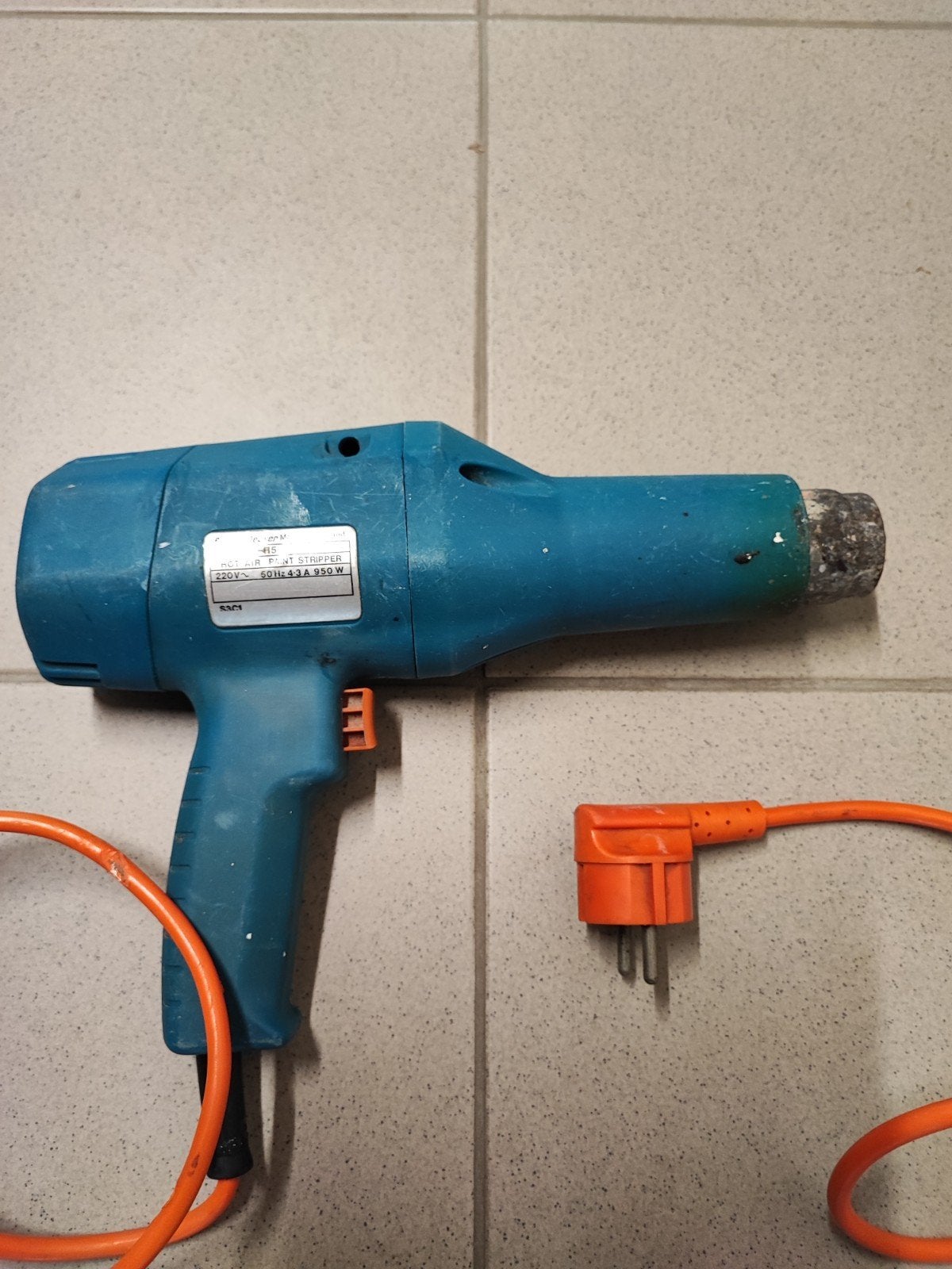 Verfstripper 950W, Ophalen