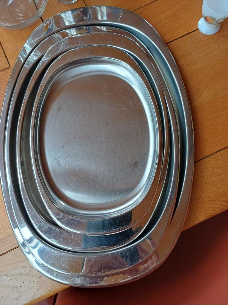 inox schalen en potjes van Alessi 18/10, Ophalen, Overige materialen, Gebruikt, Schaal of Schalen