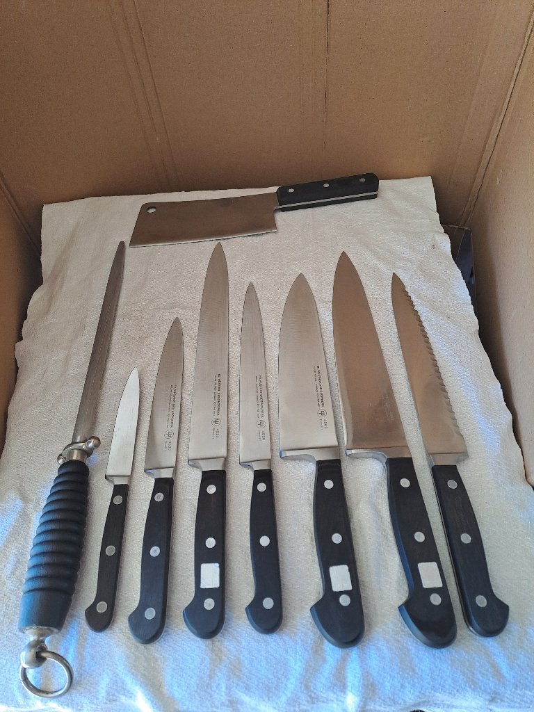 Set de couteaux de cuisine Wüsthof Dreizackwerk Pro, Enlèvement ou Envoi, Autres marques, Comme neuf, Autres types