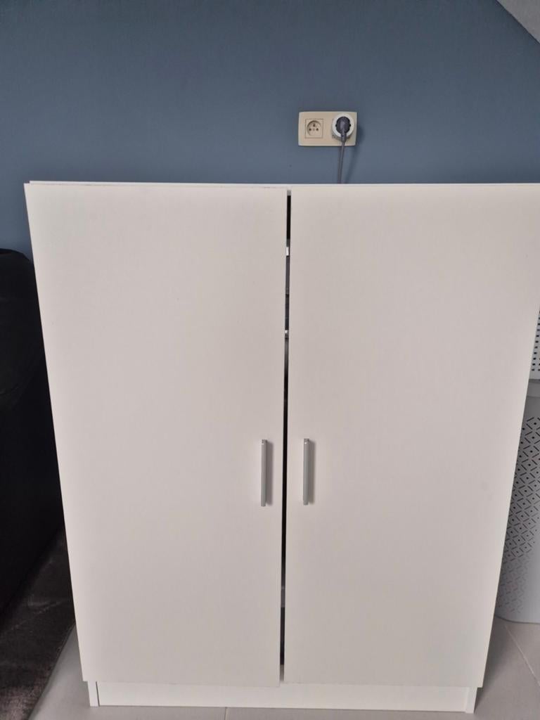 Armoire pour machine à laver 71x71,5x91,5 cm blanc, Enlèvement