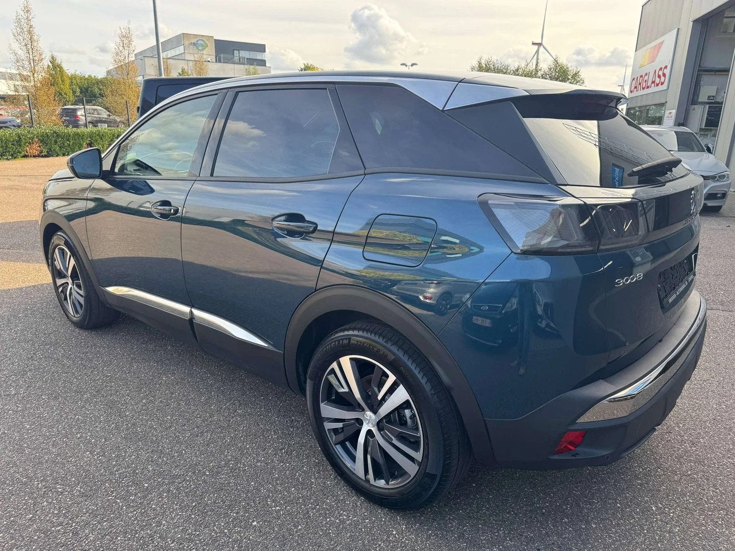 Peugeot 3008 3008 1.6 Hybrid 225 PHEV Allure Pack - 1/2 Lede, Auto's, Automaat, Gebruikt, Lane Departure Warning, Blauw
