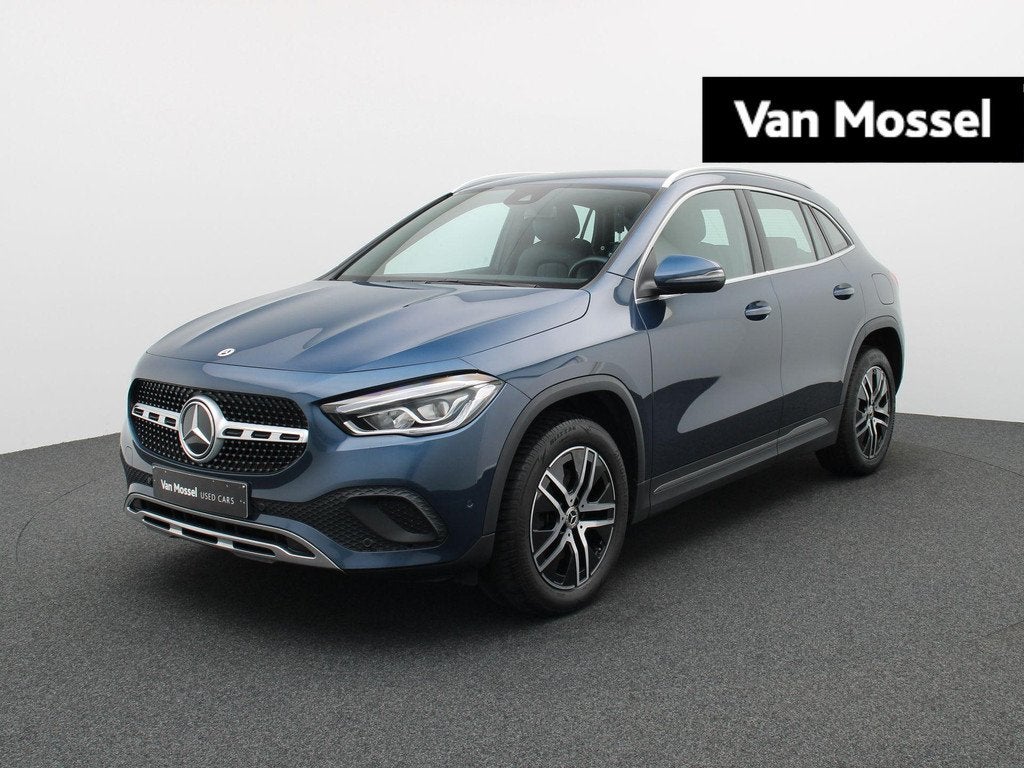 Mercedes-Benz GLA 250 e Business Line + LEDER + CAMERA + 1Y, Gebruikt, 16 kWh, Blauw, Plug-in hybride