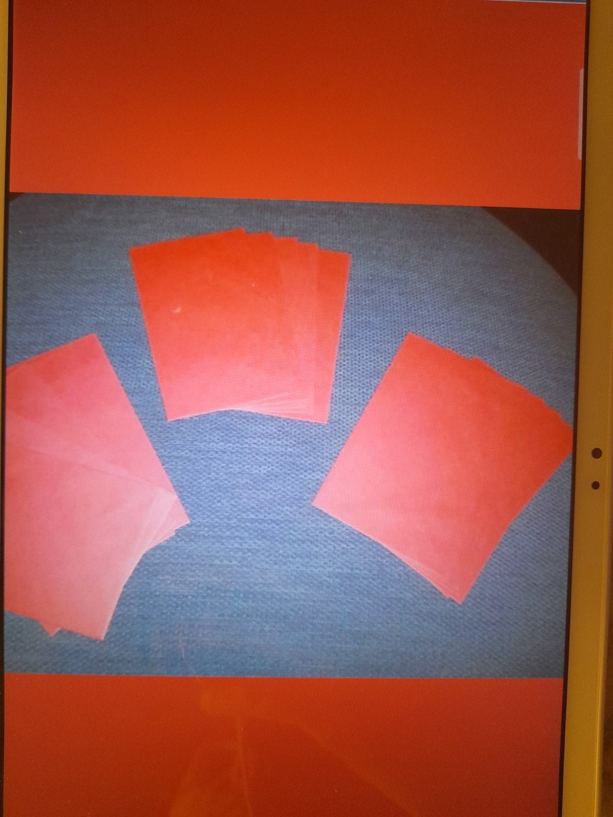 15 rode enveloppen van 97 mm x 164 mm in een prachtig effen, Ophalen of Verzenden, Nieuw