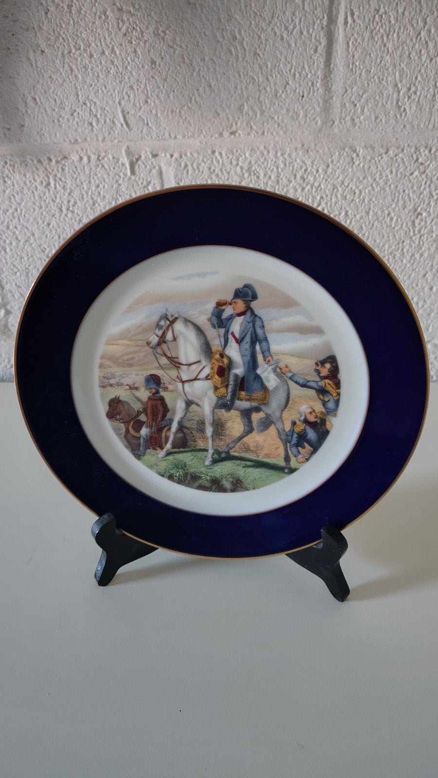 vaas met twee borden, Antiek en Kunst, Ophalen of Verzenden