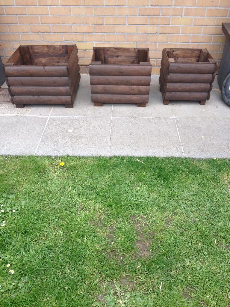 bloembakken, Tuin en Terras, Ophalen, Minder dan 60 cm, Vierkant, Nieuw