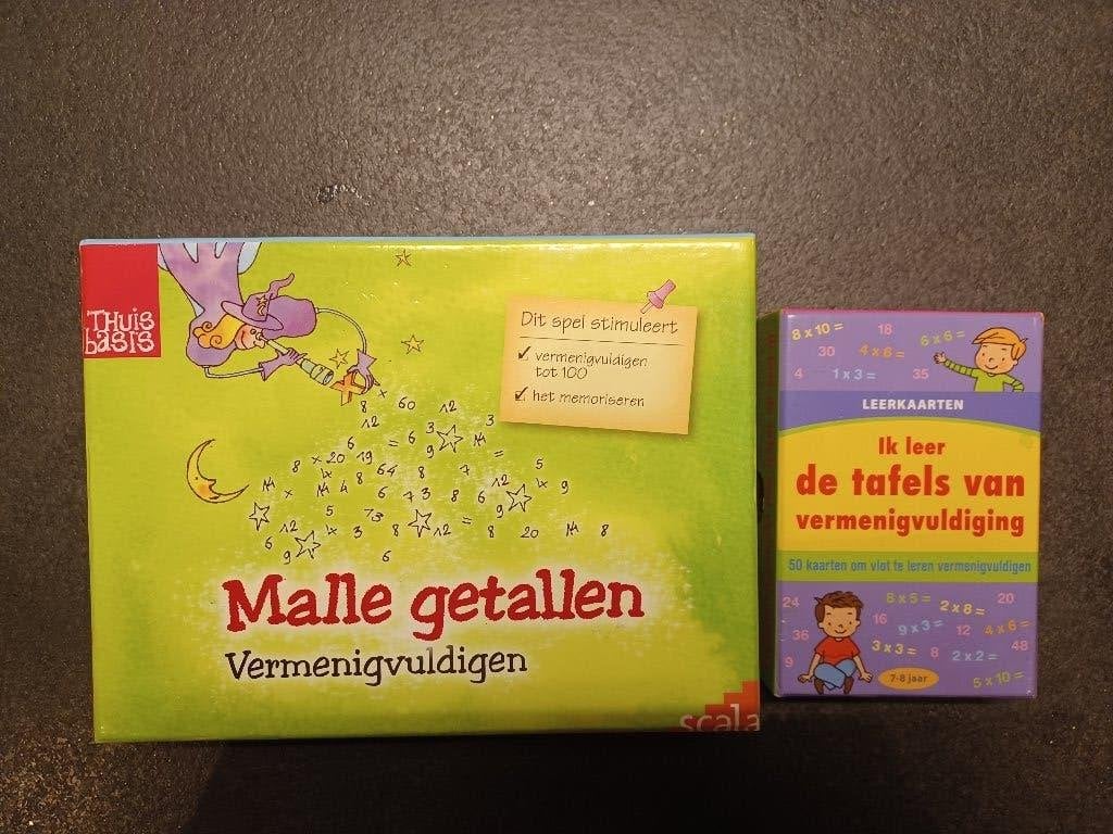 Spelletjes om de maaltafels te leren, Ophalen, Gebruikt, 6 jaar of ouder