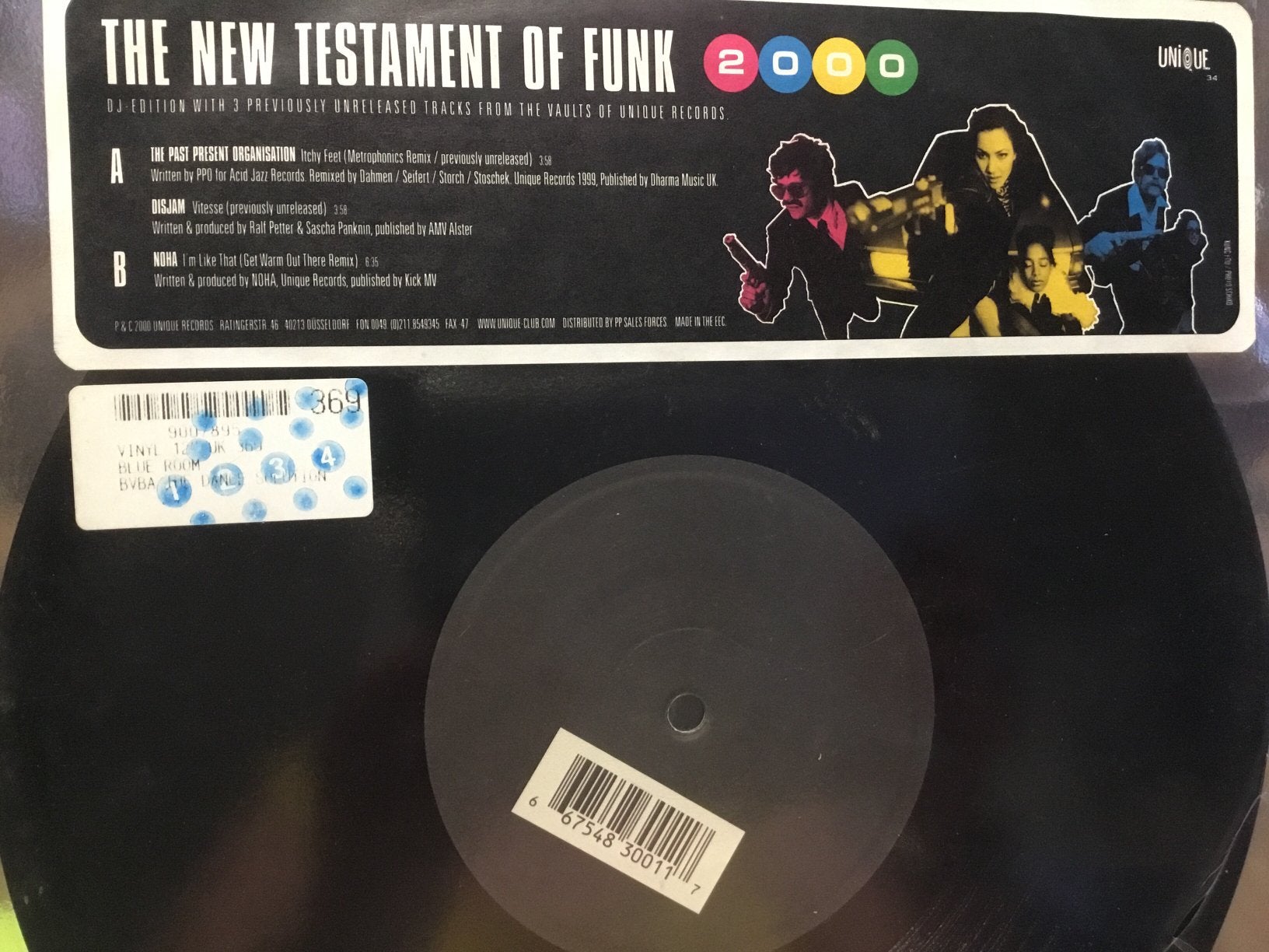Various. The New Testament Of Funk (Album Sampler) 10”, Ophalen of Verzenden, Zo goed als nieuw