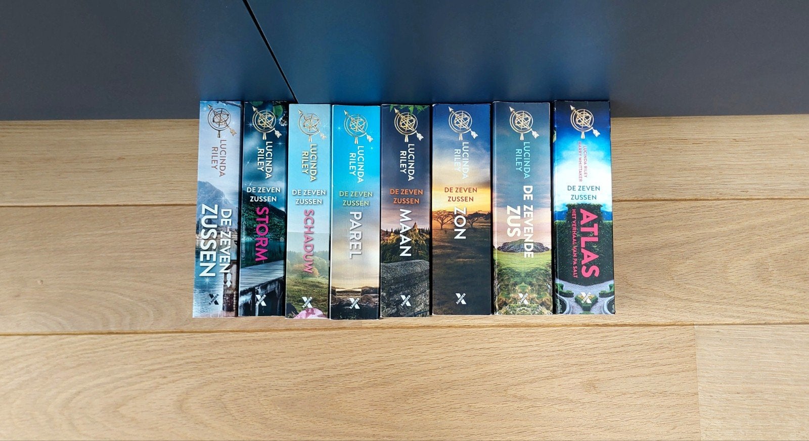 Complete 8-delige reeks De Zeven Zussen van Lucinda Riley, Boeken, Ophalen of Verzenden, Gelezen, Lucinda Riley, België