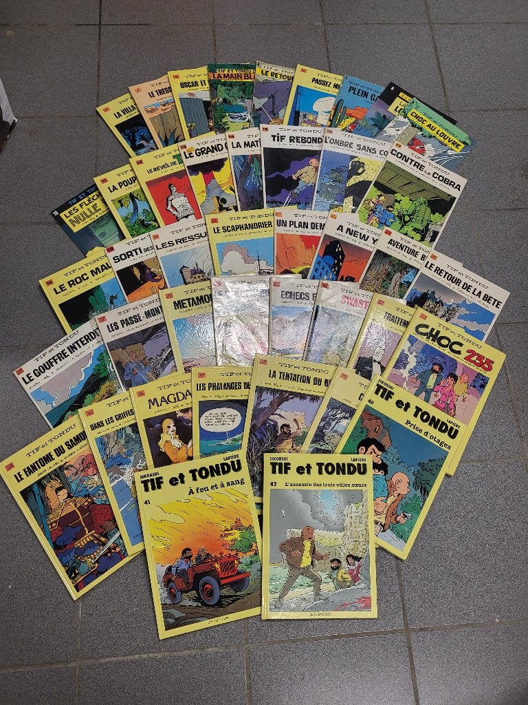 Tif et Tondu : Collection complète de 1 à 42 ., Série complète ou Série, Enlèvement, Utilisé