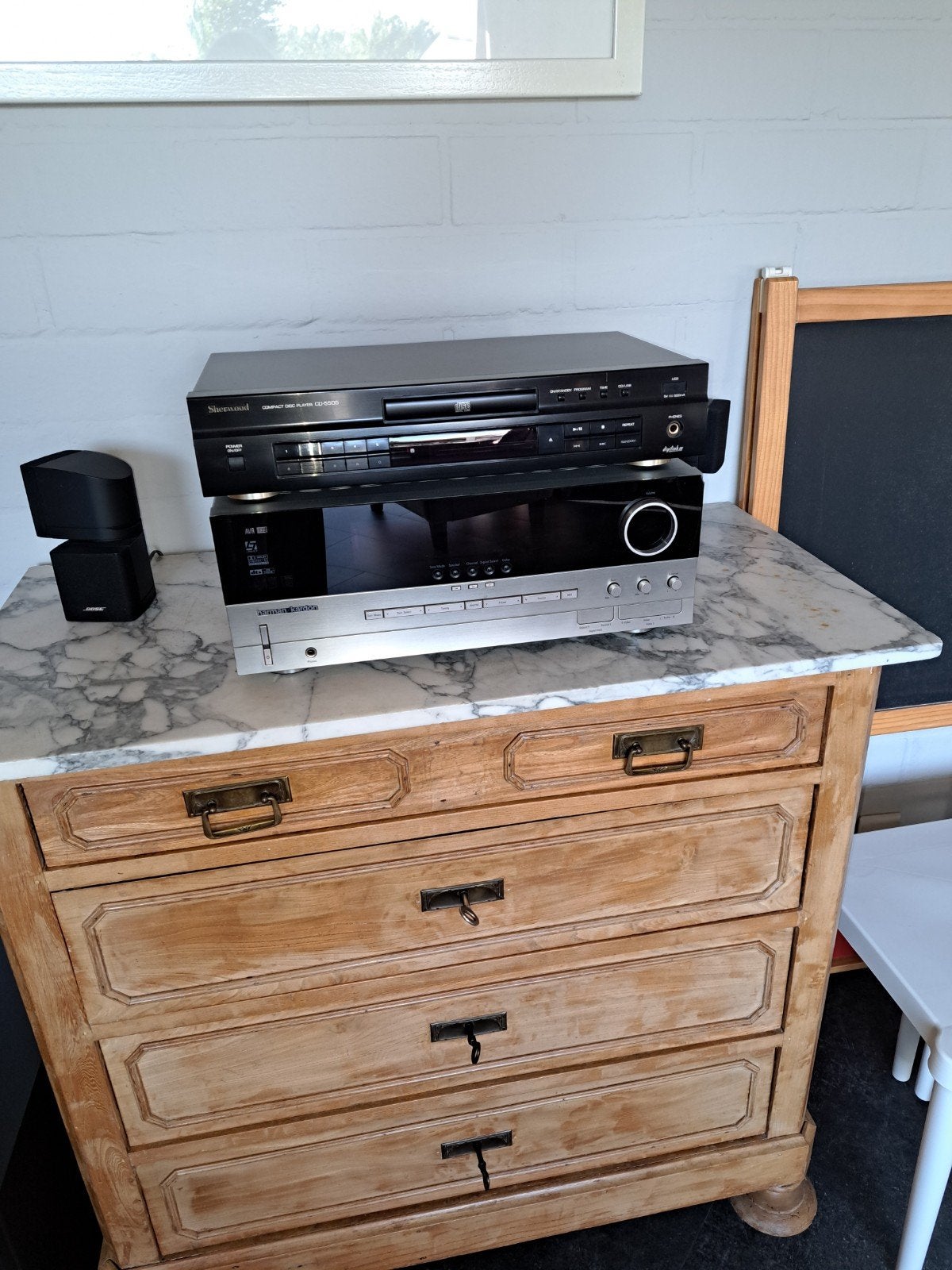 tuner hardman/kardon en cd speler sherwood, met  bose luidsp, TV, Hi-fi & Vidéo, Tuners, Enlèvement
