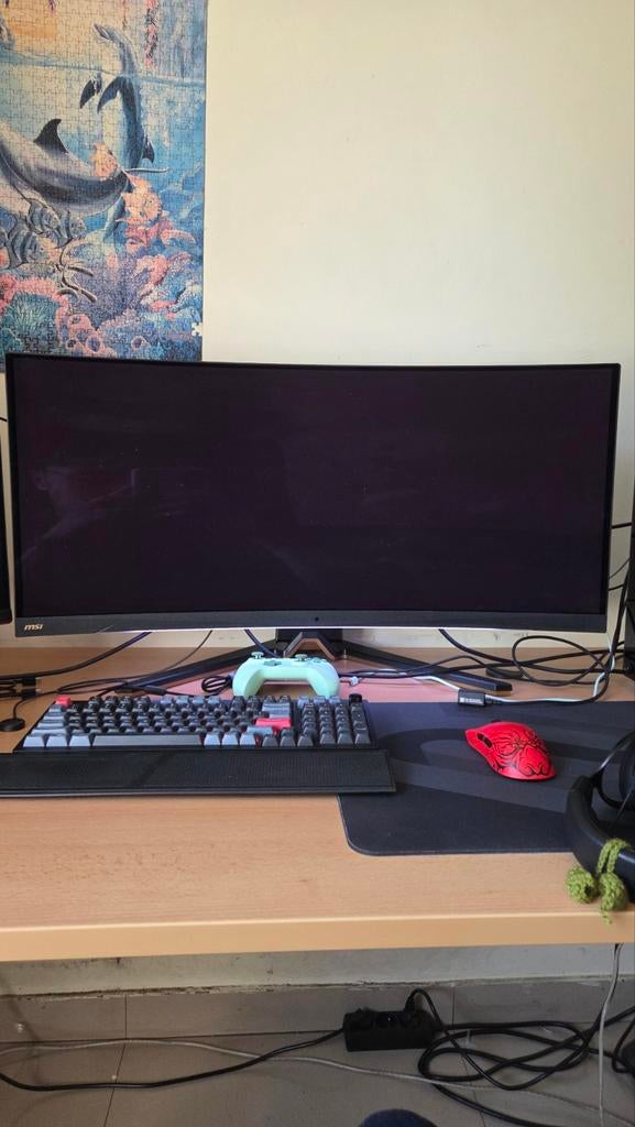 MSI QD-OLED Ultrawide monitor, Informatique & Logiciels, Moniteurs, Enlèvement, Ultrawide