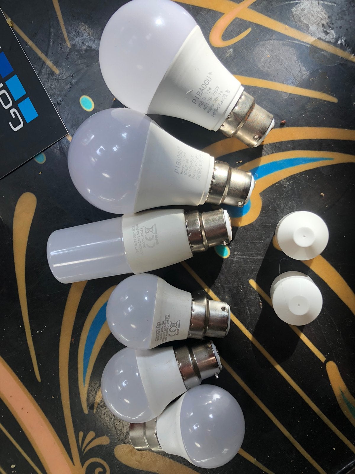 Bayonet light bulbs 3w 9w 12w, Ophalen of Verzenden, Nieuw, Led-lamp