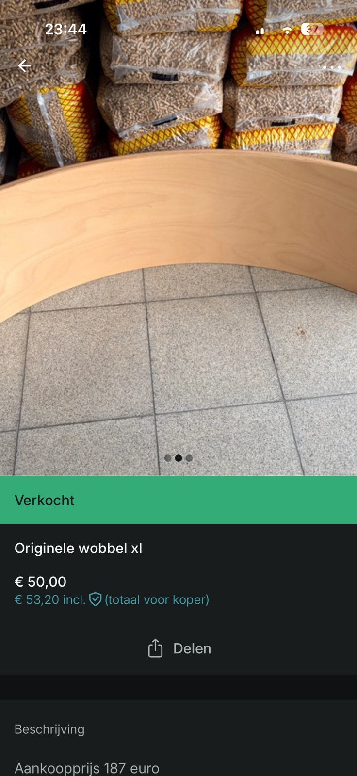 Originele wobbel terug te koop, Ophalen, Gebruikt