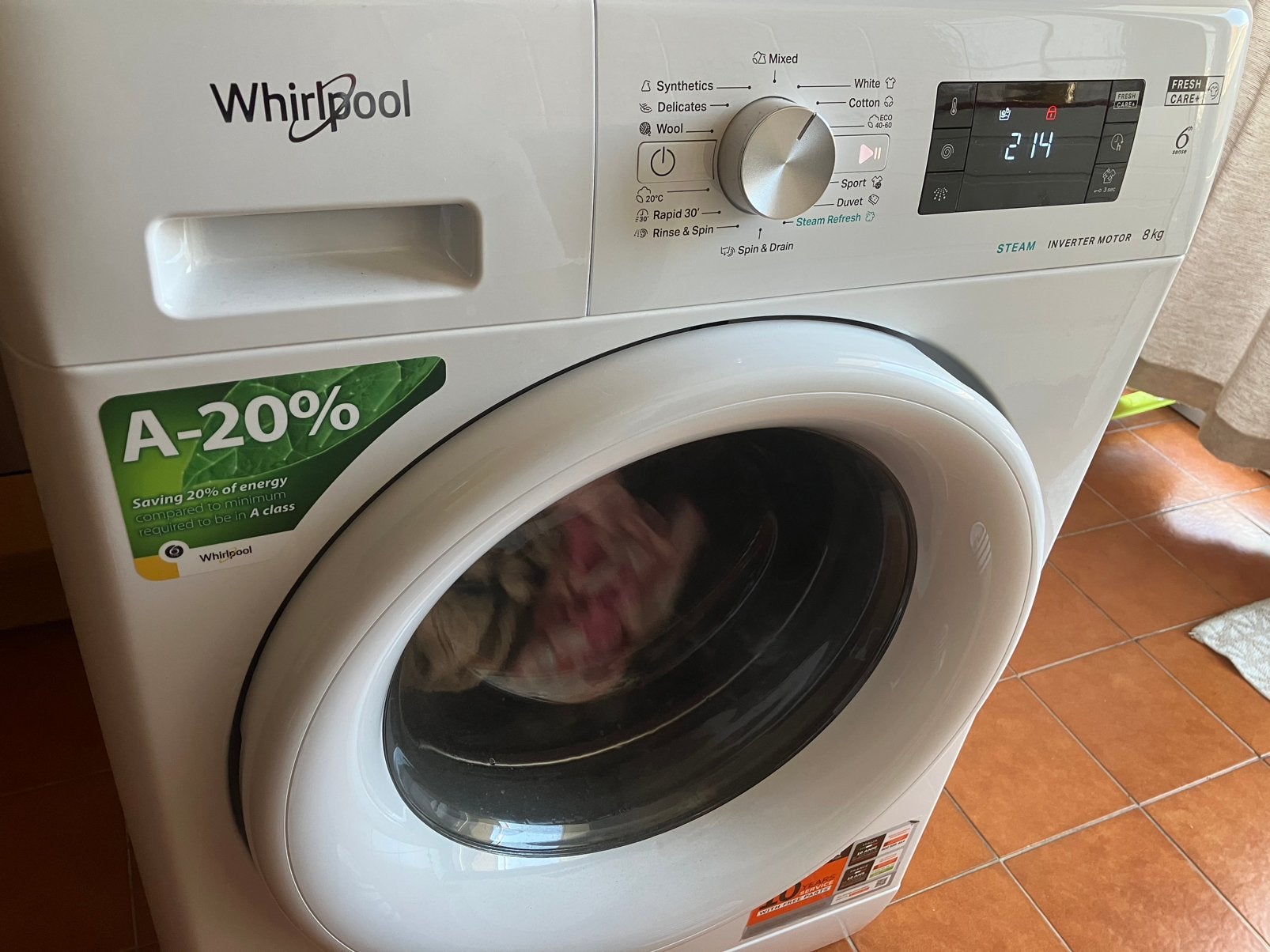 Wasmachine whirlpool zo “goed als nieuw” !!, Elektronische apparatuur, Wasmachines, Ophalen, Zo goed als nieuw