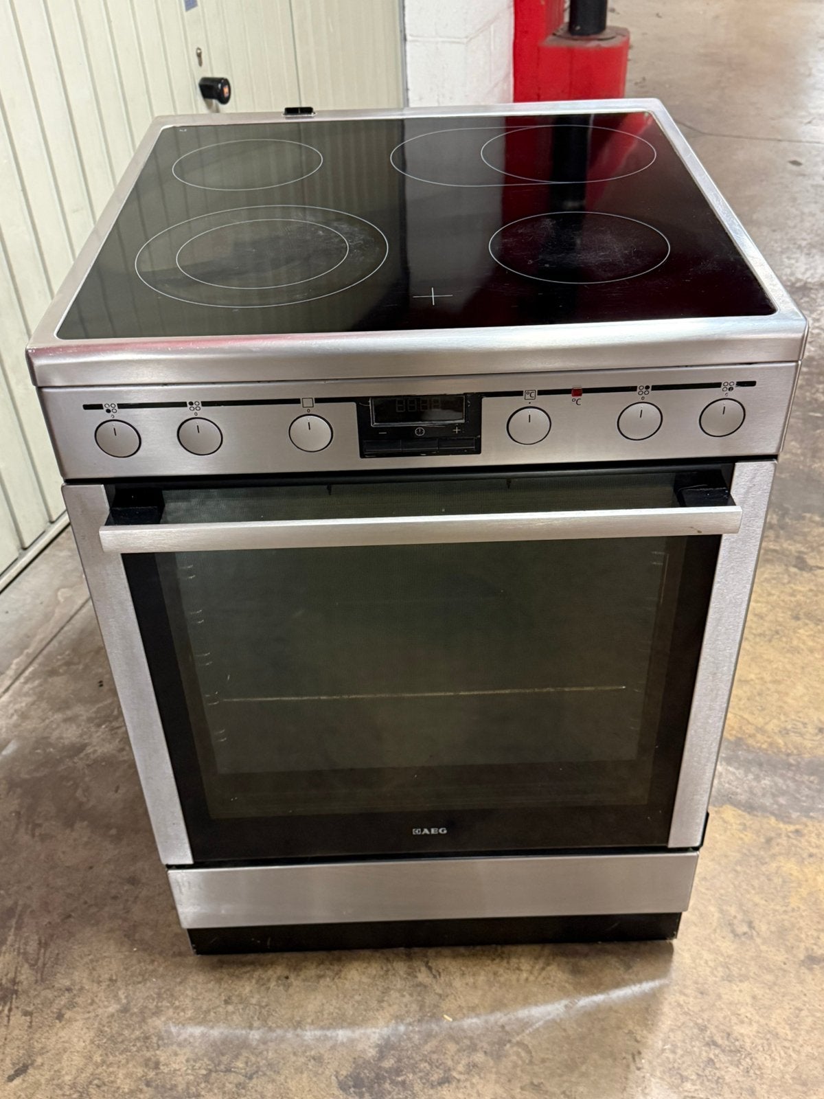 Cuisinière AEG électrique, Electroménager, Cuisinières, Enlèvement ou Envoi, Comme neuf, Électrique